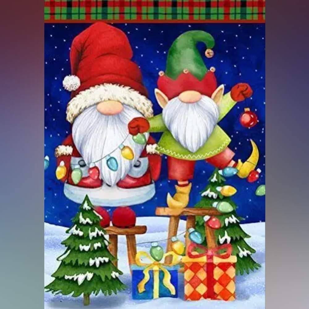 Gnomes Christmas Diamond Art